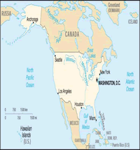 Map of the USA